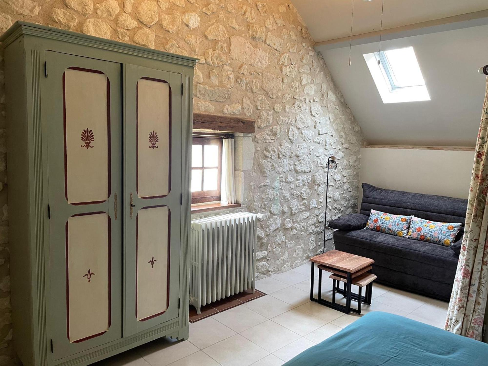 Bed and Breakfast Les Bertaulieres Bossay-sur-Claise Habitación foto